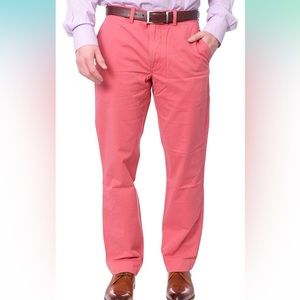 Polo Ralph Lauren Mens Stretch Straight Fit Chino Pants Nantucket Red 32x32 New